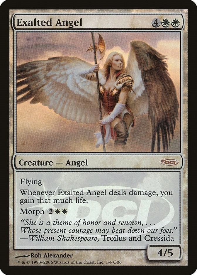 Exalted Angel [JDG] - MTG Single