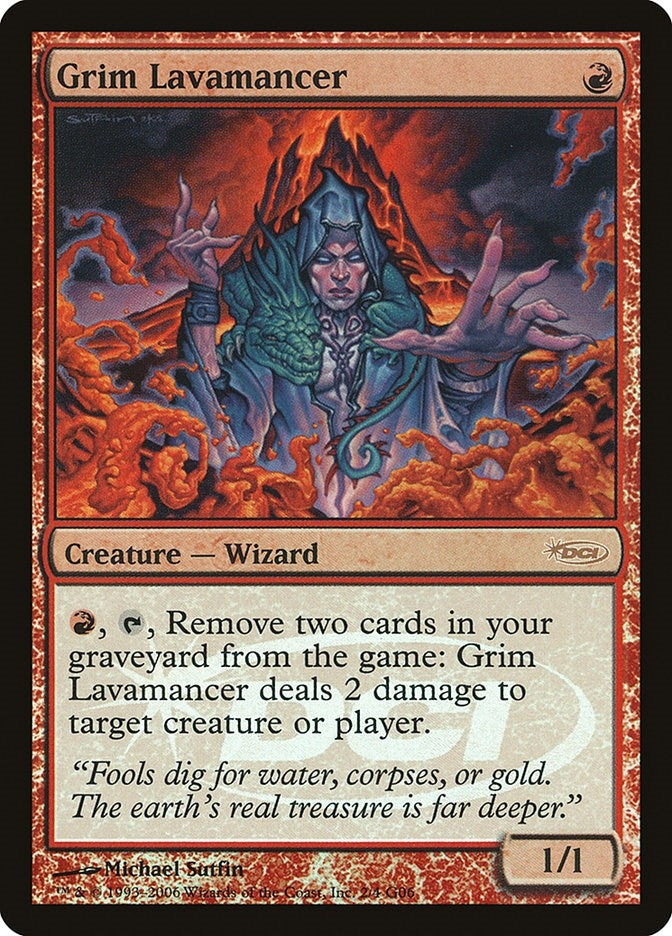 Grim Lavamancer [JDG] - MTG Single