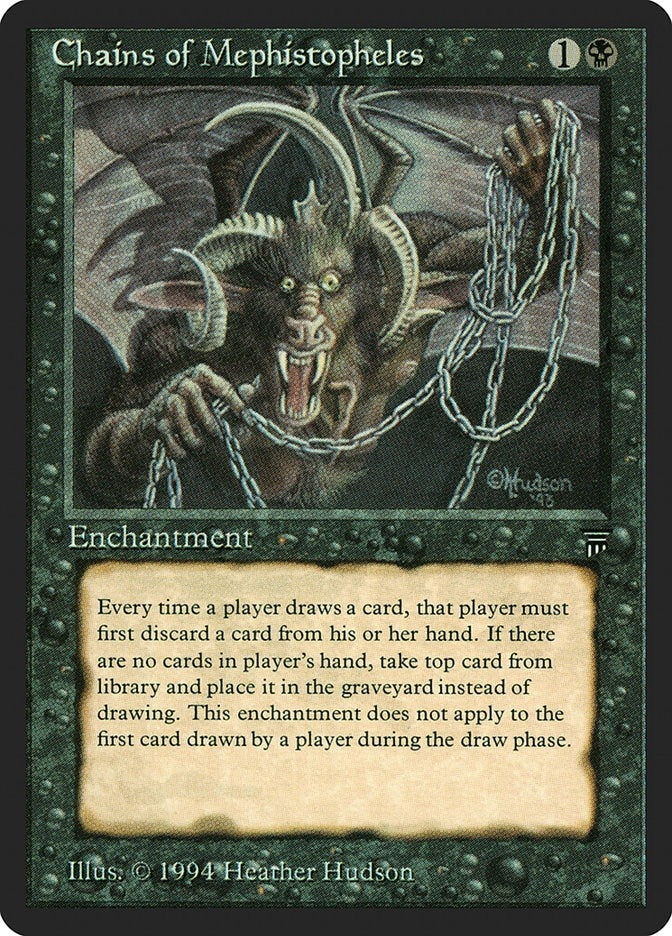 Chains of Mephistopheles [LEG] - MTG Single