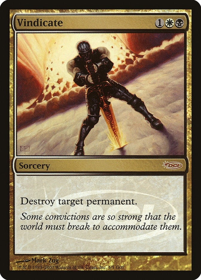 Vindicate (2007) [JDG] - MTG Single