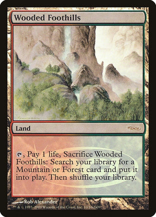 Wooded Foothills [JDG] - MTG Single