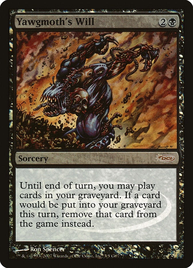 Yawgmoth’s Will [JDG] - MTG Single