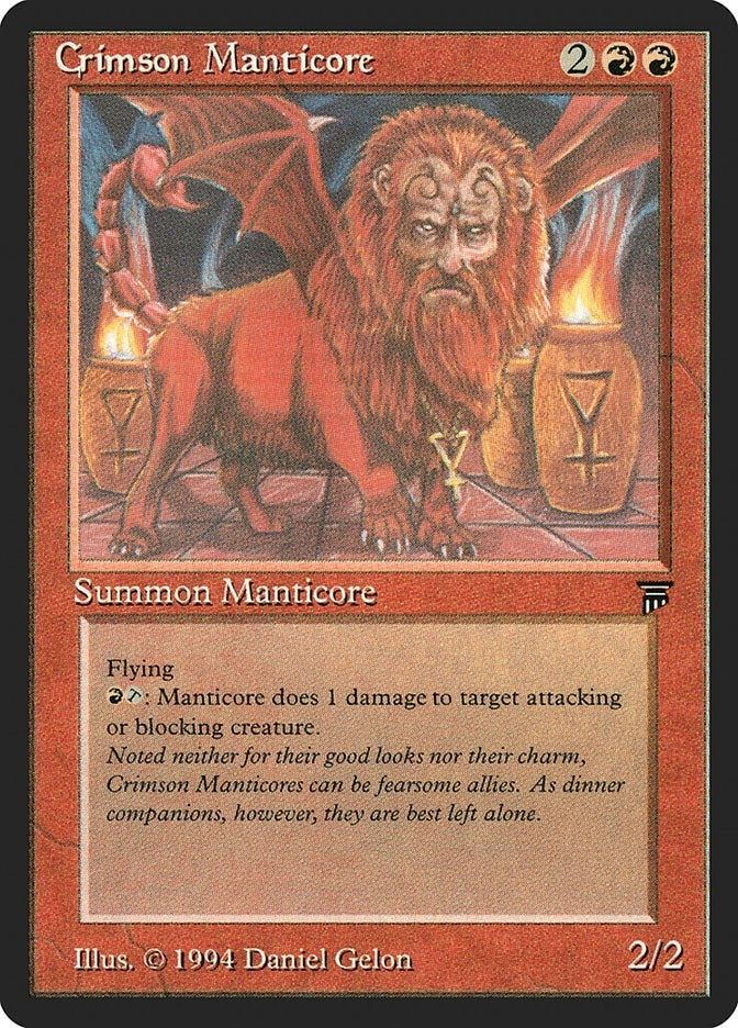 Crimson Manticore [LEG] - MTG Single
