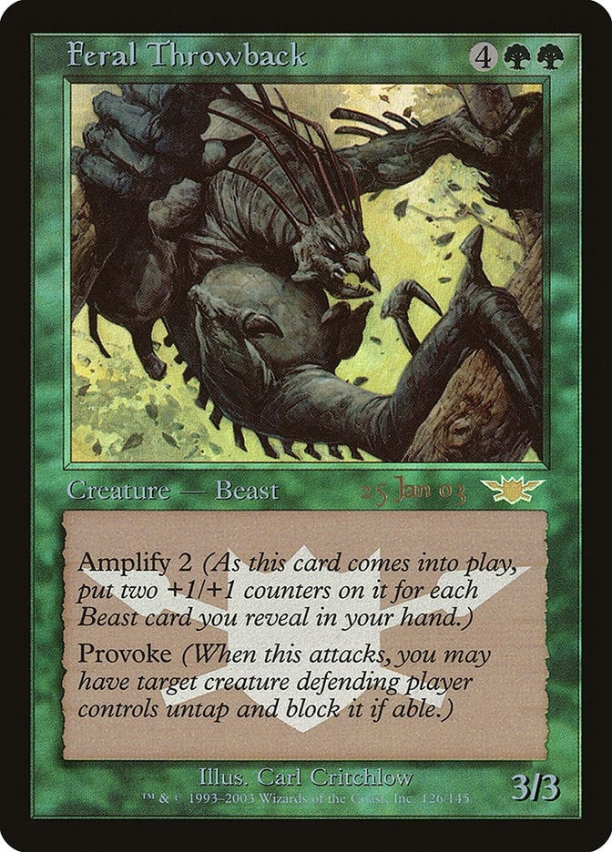 Feral Throwback (126) [PRE] - MTG Single
