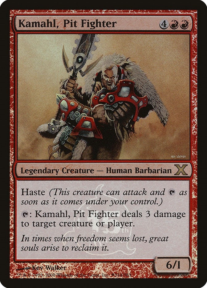 Kamahl Pit Fighter (15th Anniversary) (214) [UMP] - MTG Single