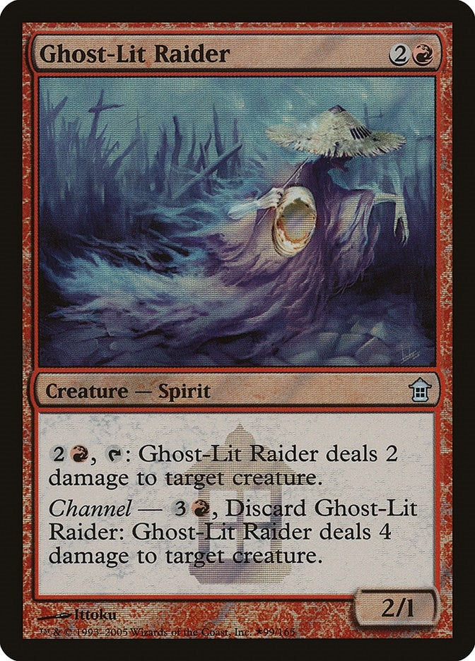 Ghost-Lit Raider (99) [LARP] - MTG Single