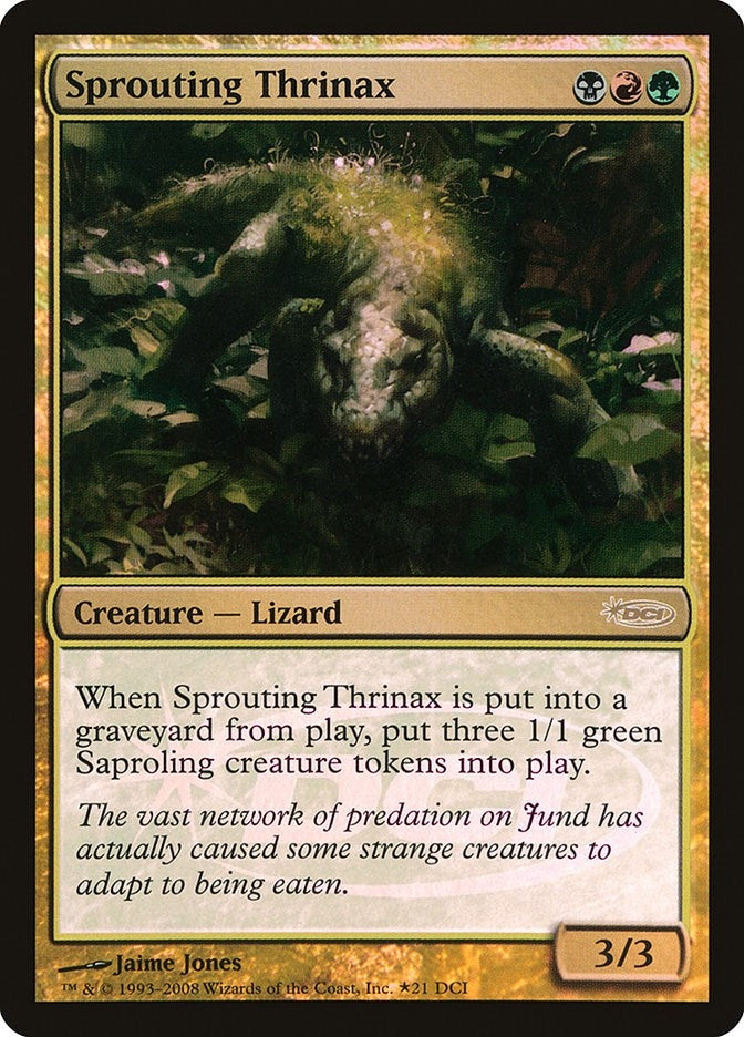 Sprouting Thrinax (21) [WPN] - MTG Single