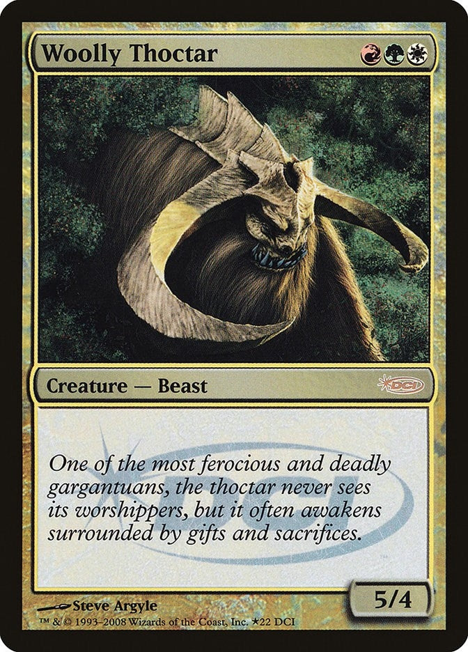 Woolly Thoctar (22) [WPN] - MTG Single