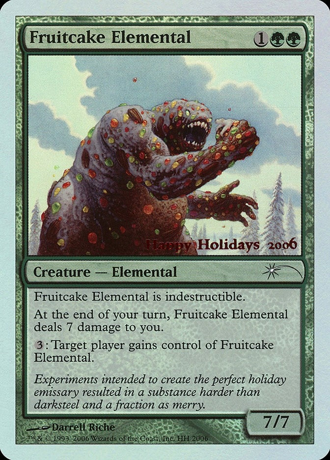 Fruitcake Elemental (2006) [SPECIAL] - MTG Single