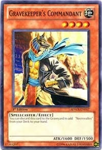 Gravekeeper’s Commandant (17) (SDMA) - YuGiOh Single