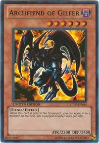 Archfiend of Gilfer (7014) (CT07) - YuGiOh Single