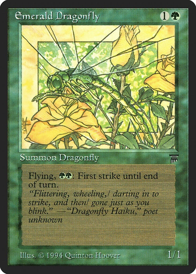 Emerald Dragonfly [LEG] - MTG Single