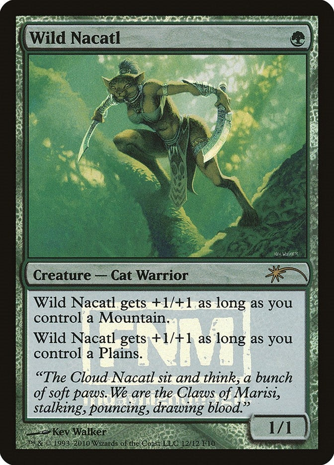 Wild Nacatl (12) [FNM] - MTG Single