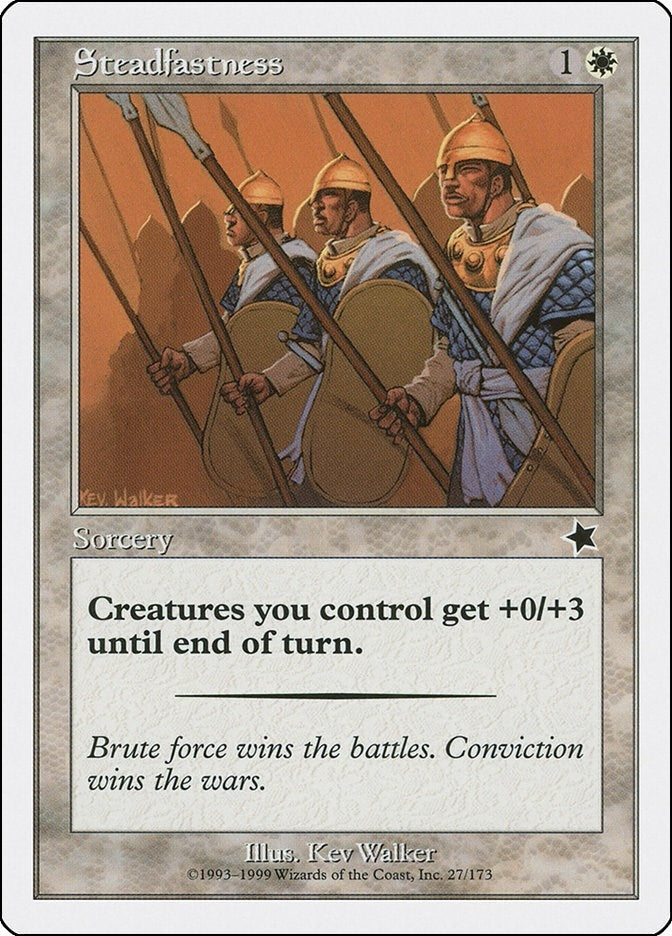 Steadfastness (27) [S99] - MTG Single