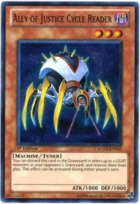 Ally of Justice Cycle Reader (3052) (HA03) - YuGiOh Single