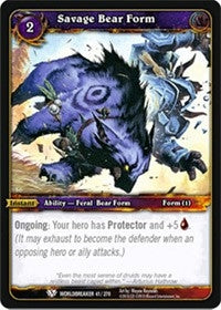 Savage Bear Form - WoW Single