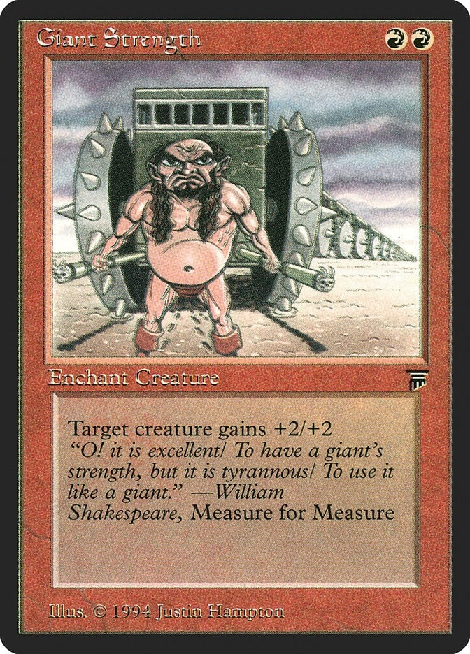 Giant Strength [LEG] - MTG Single