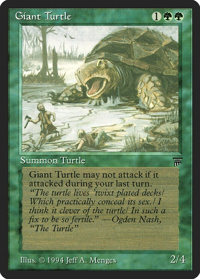 Giant Turtle [LEG] - MTG Single
