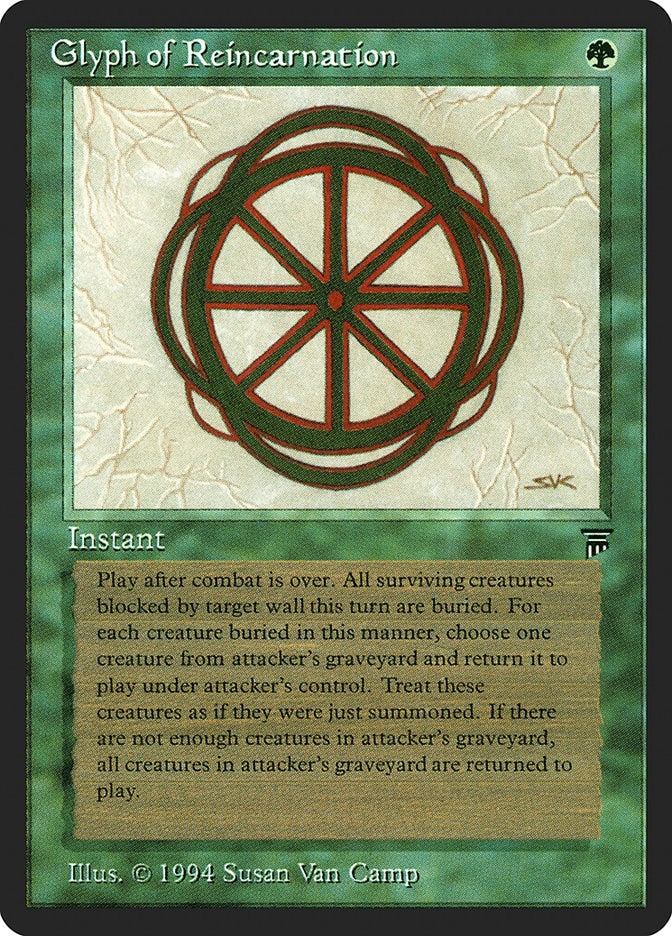Glyph of Reincarnation [LEG] - MTG Single