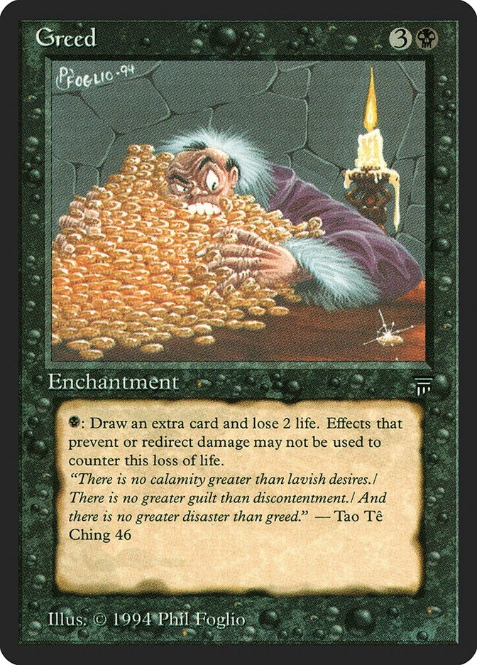 Greed [LEG] - MTG Single