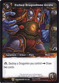 Etched Dragonbone Girdle - WoW Single