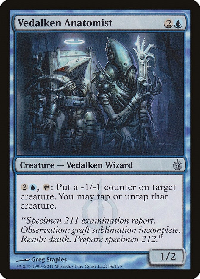 Vedalken Anatomist (36) [MBS] - MTG Single
