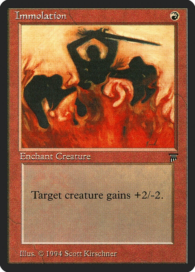 Immolation [LEG] - MTG Single