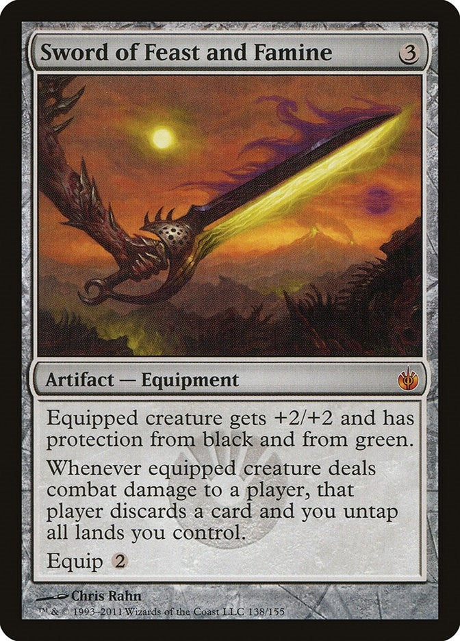 Sword of Feast and Famine (138) [MBS] - MTG Single