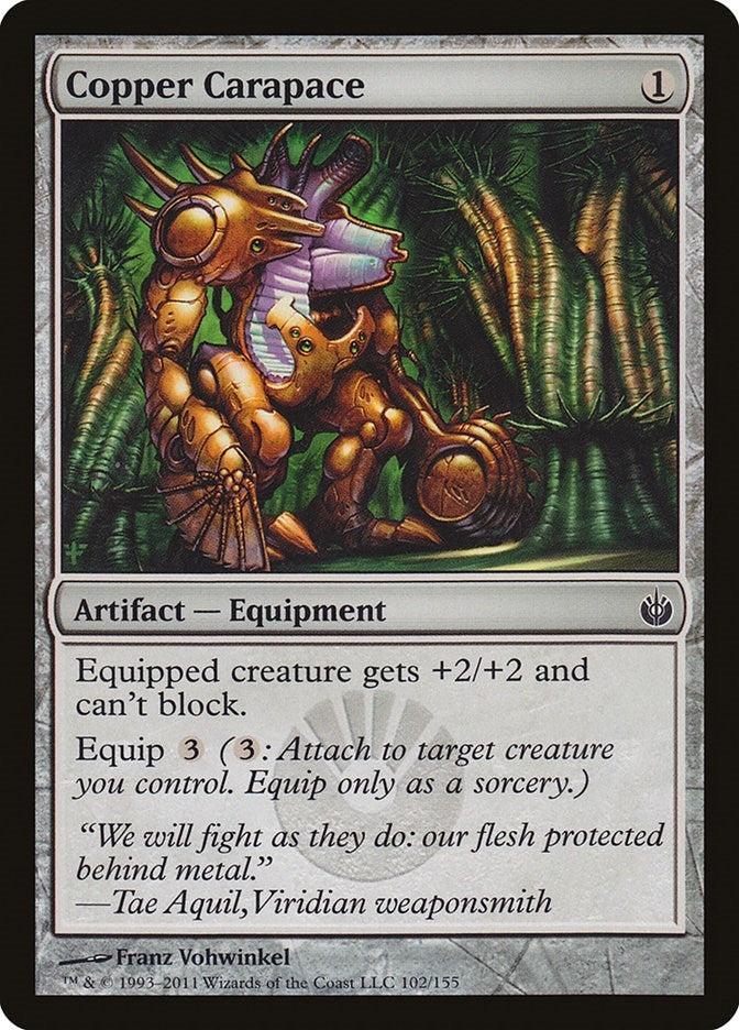 Copper Carapace (102) [MBS] - MTG Single