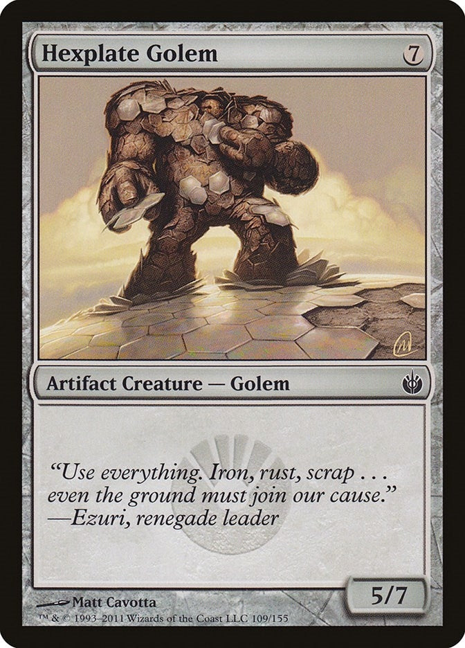 Hexplate Golem (109) [MBS] - MTG Single