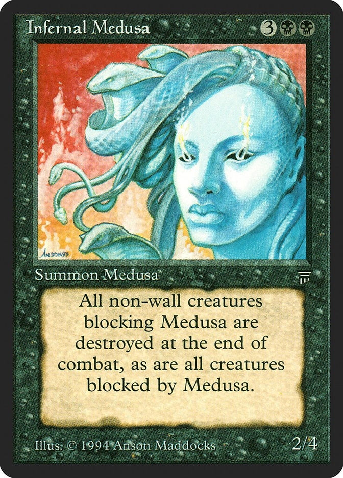 Infernal Medusa [LEG] - MTG Single