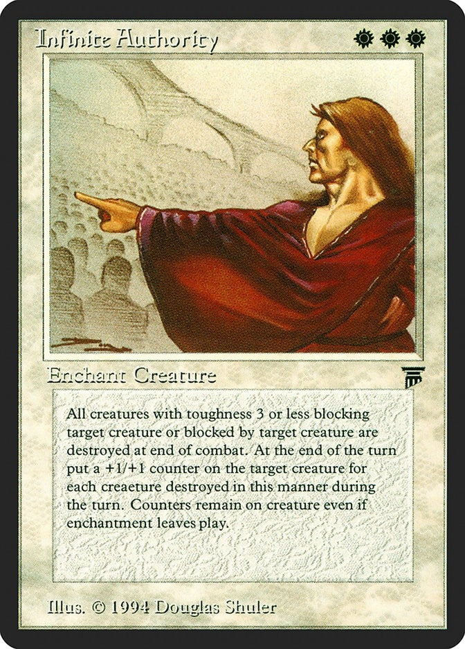 Infinite Authority [LEG] - MTG Single
