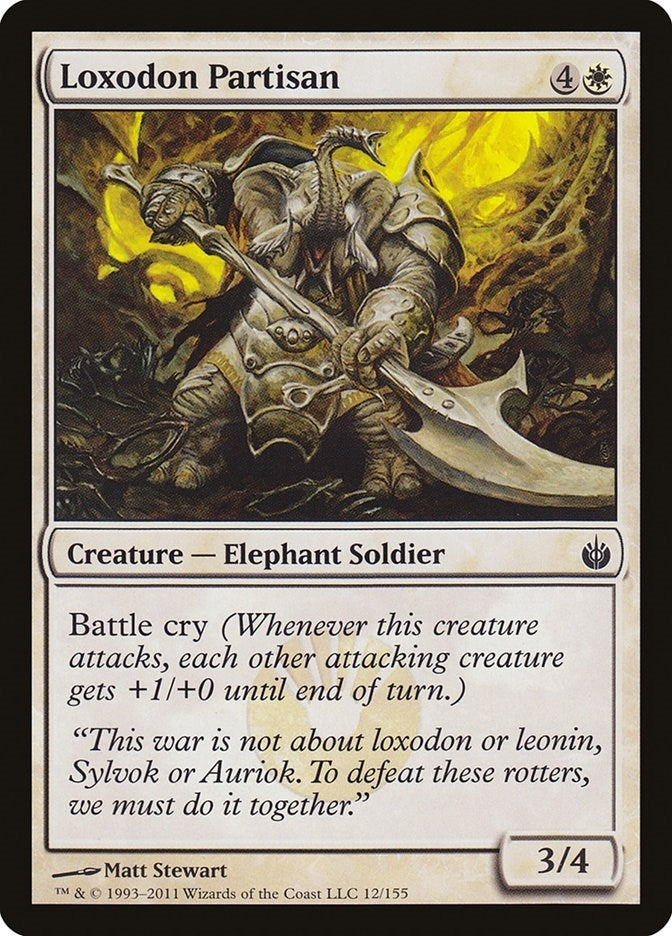 Loxodon Partisan (12) [MBS] - MTG Single