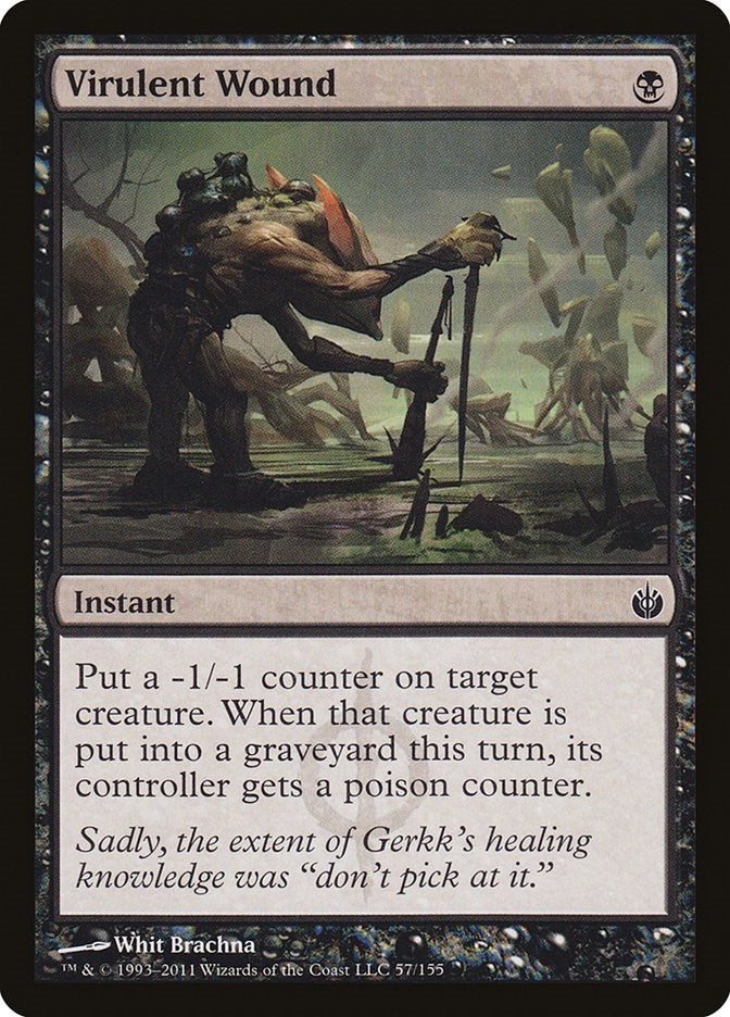 Virulent Wound (57) [MBS] - MTG Single