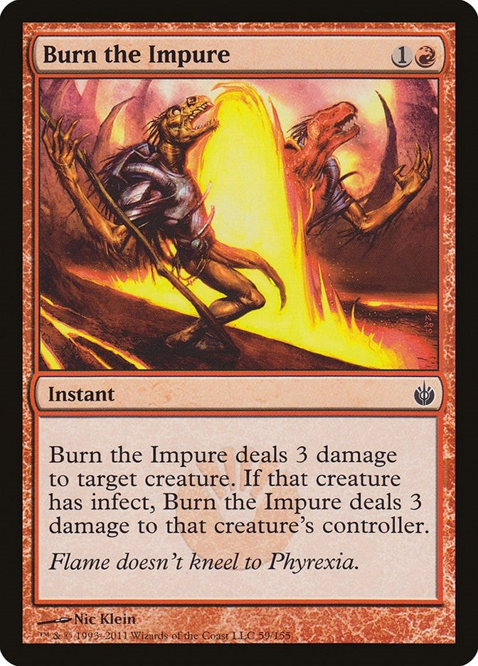 Burn the Impure (59) [MBS] - MTG Single