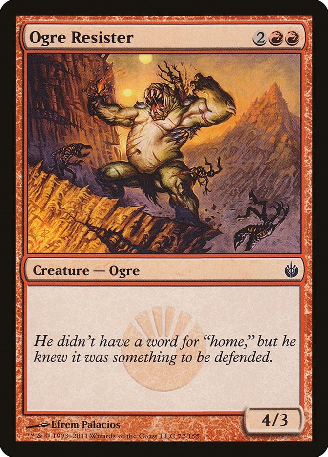 Ogre Resister (72) [MBS] - MTG Single
