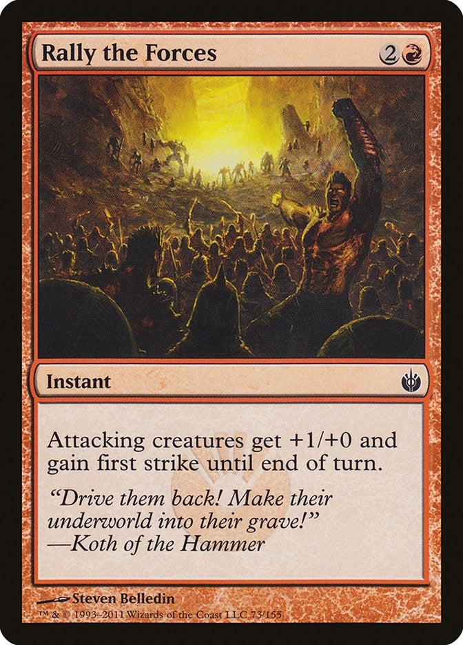 Rally the Forces (73) [MBS] - MTG Single