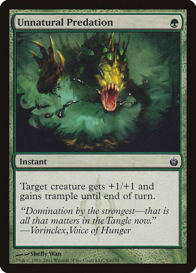 Unnatural Predation (93) [MBS] - MTG Single