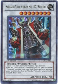 Karakuri Steel Shogun mdl 00X ’Bureido’ (42) - YuGiOh Single