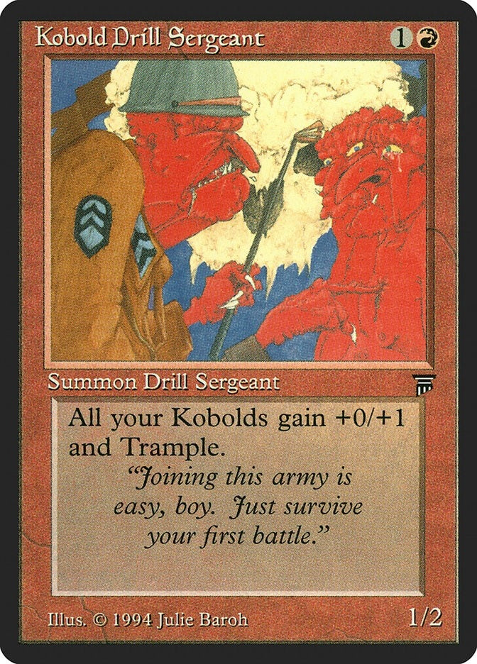 Kobold Drill Sergeant [LEG] - MTG Single