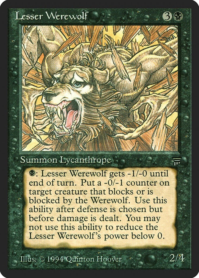 Lesser Werewolf [LEG] - MTG Single