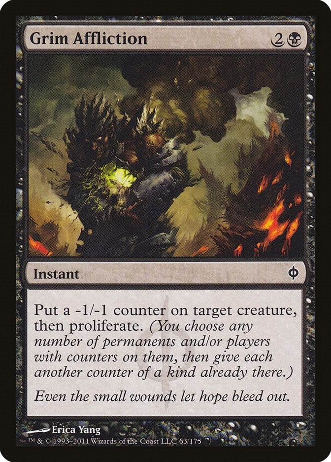 Grim Affliction (63) [NPH] - MTG Single