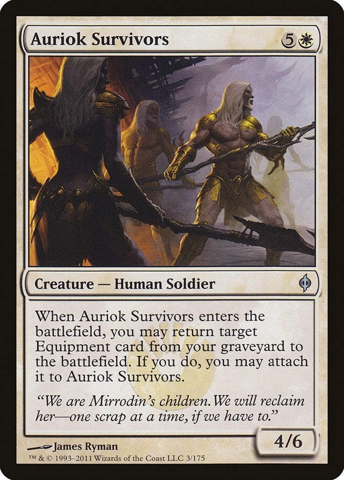 Auriok Survivors (3) [NPH] - MTG Single