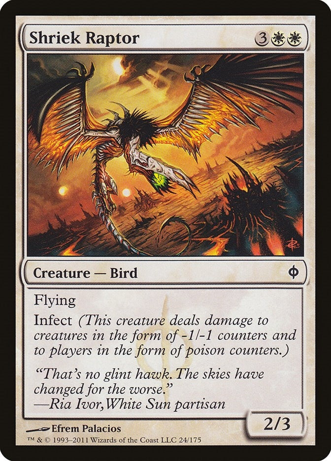Shriek Raptor (24) [NPH] - MTG Single