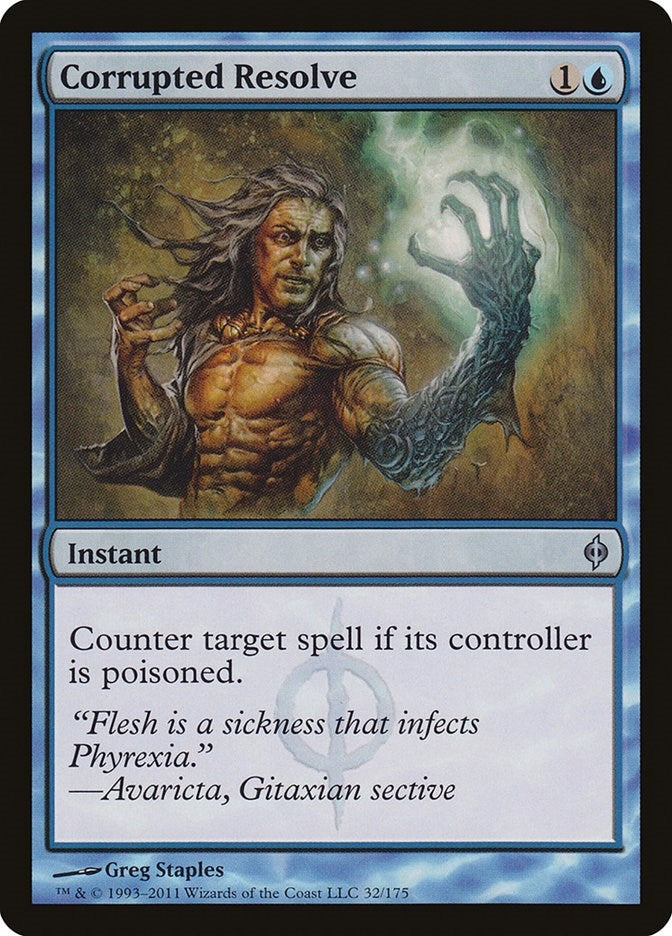 Corrupted Resolve (32) [NPH] - MTG Single