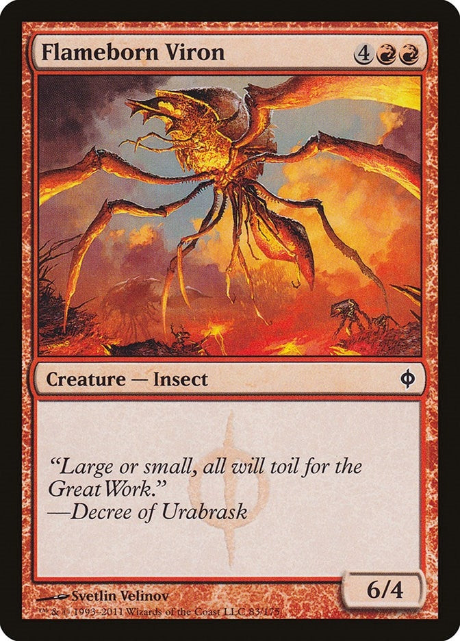 Flameborn Viron (83) [NPH] - MTG Single