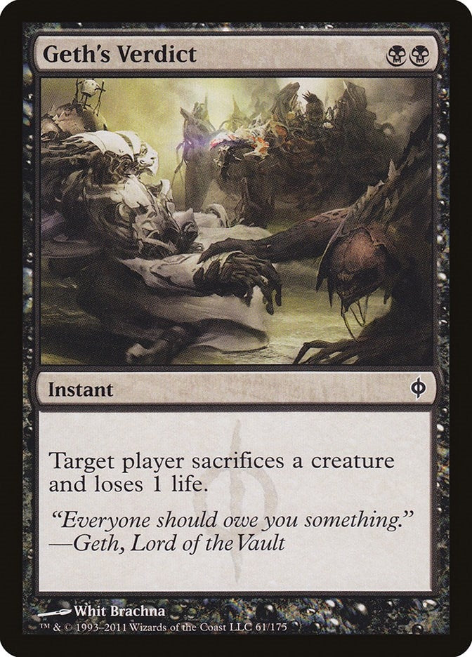 Geth’s Verdict (61) [NPH] - MTG Single