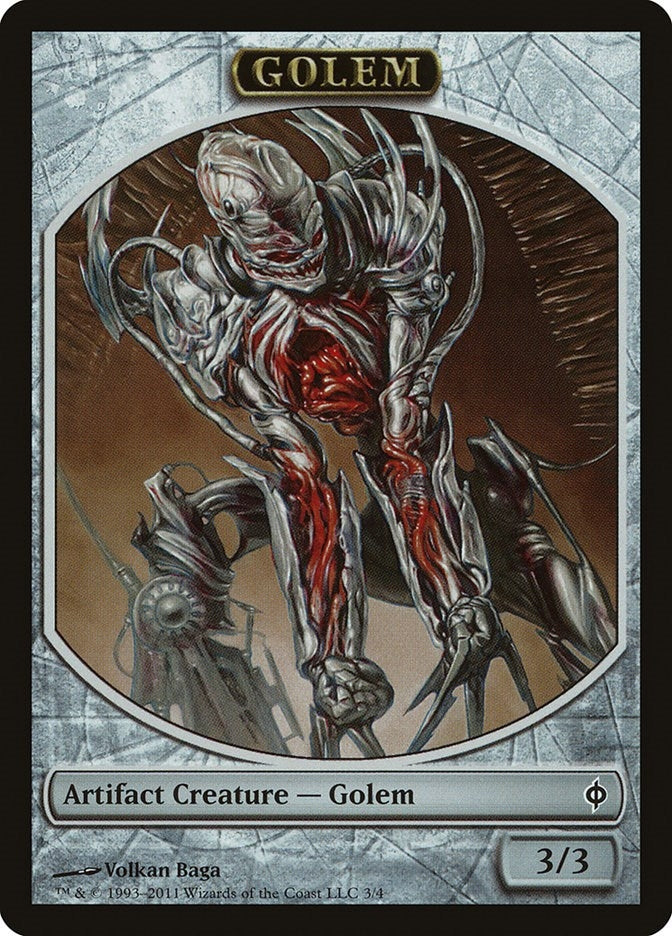Golem Token (0) [NPH] - MTG Single