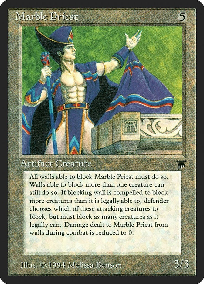 Marble Priest [LEG] - MTG Single