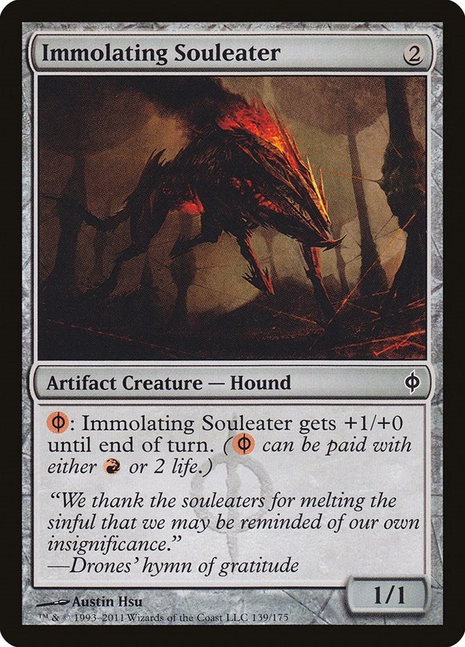 Immolating Souleater (139) [NPH] - MTG Single